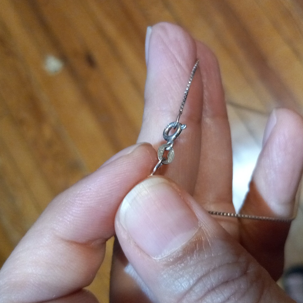 925 elephant pendant on chain - Picture 8 of 10